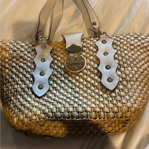 Original Michael Kors straw tote - Picture 3 of 3